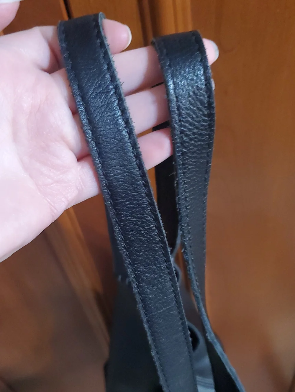 The Sak Black Leather Hobo Bag